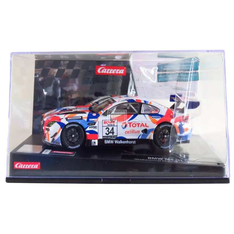 Miniatura Carro p/ Autorama 1/32 - Carrera Evolution BMW M6 GT3 Walkenhorst #34