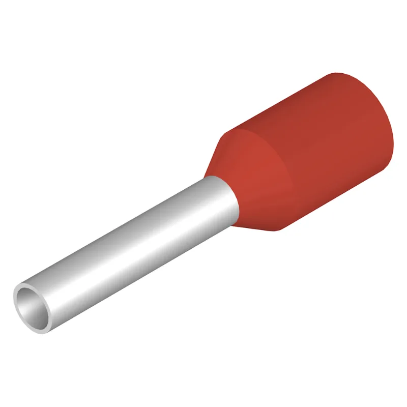Terminal Ilhós Tubular H1,0-14D R SV Vermelho Weidmuller 9019420000 9019420000