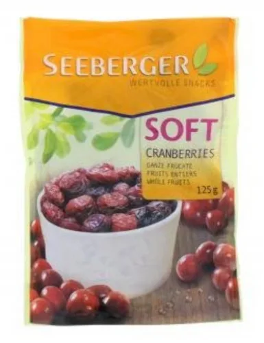 Cramberies Secos Seeberger 125gr - SEEBERGER