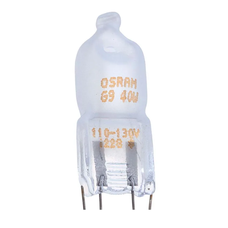 Lâmpada halógena Halopin 127V 40W 2700K fosca amarela Osram