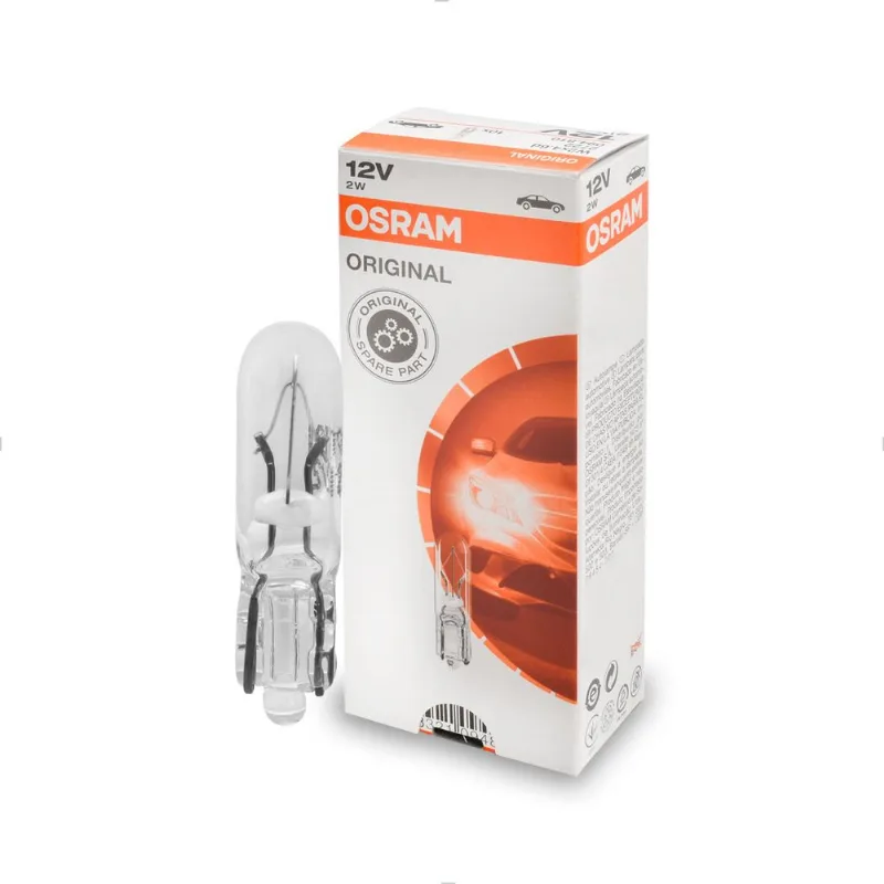 Lâmpada Pinguinho W2W 12V 2W Luz Branca - Original 2722 Osram