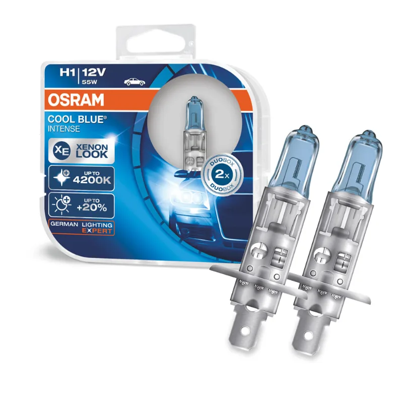Lâmpada H1 4200K 12V 55W - Cool Blue Intense 64150CBI Osram