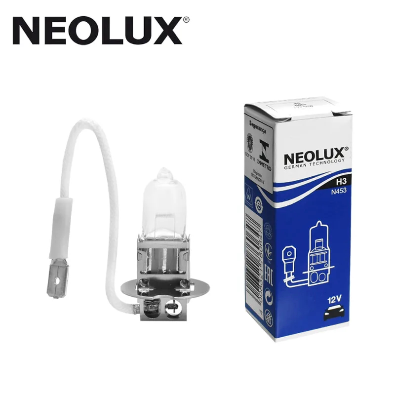 Lâmpada H3 Standard N453 12V 55W Com Base PK22S Neolux