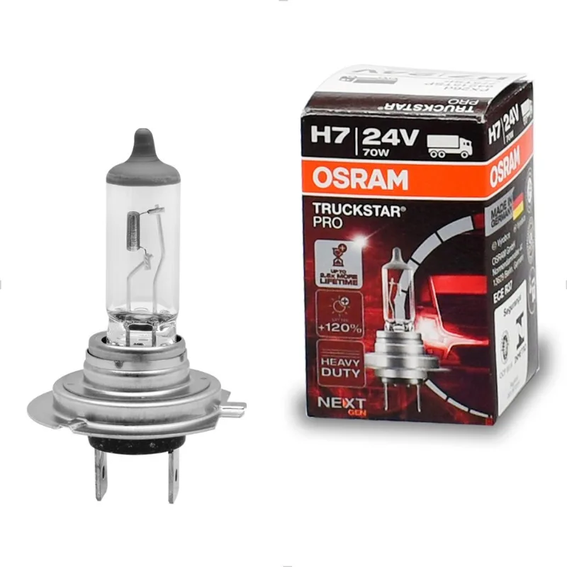 Lâmpada H7 3200K 24V 70W - TruckStar Pro 64215TSP Osram