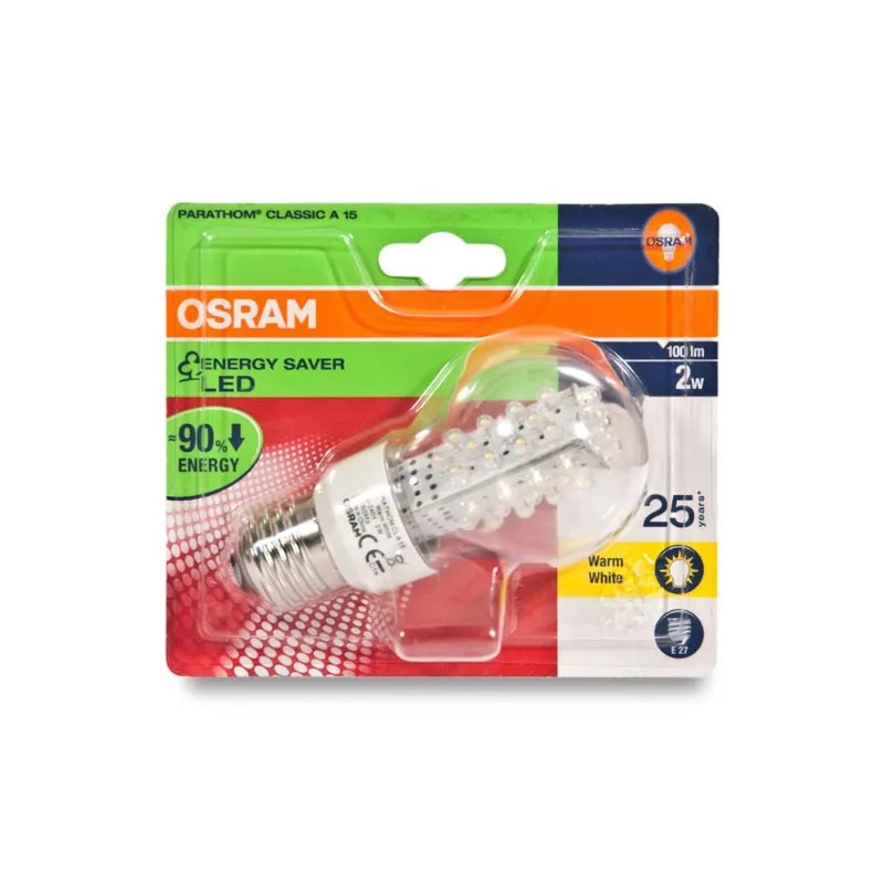 Lâmpada LED Classic A E27 2W 2700K amarela Osram