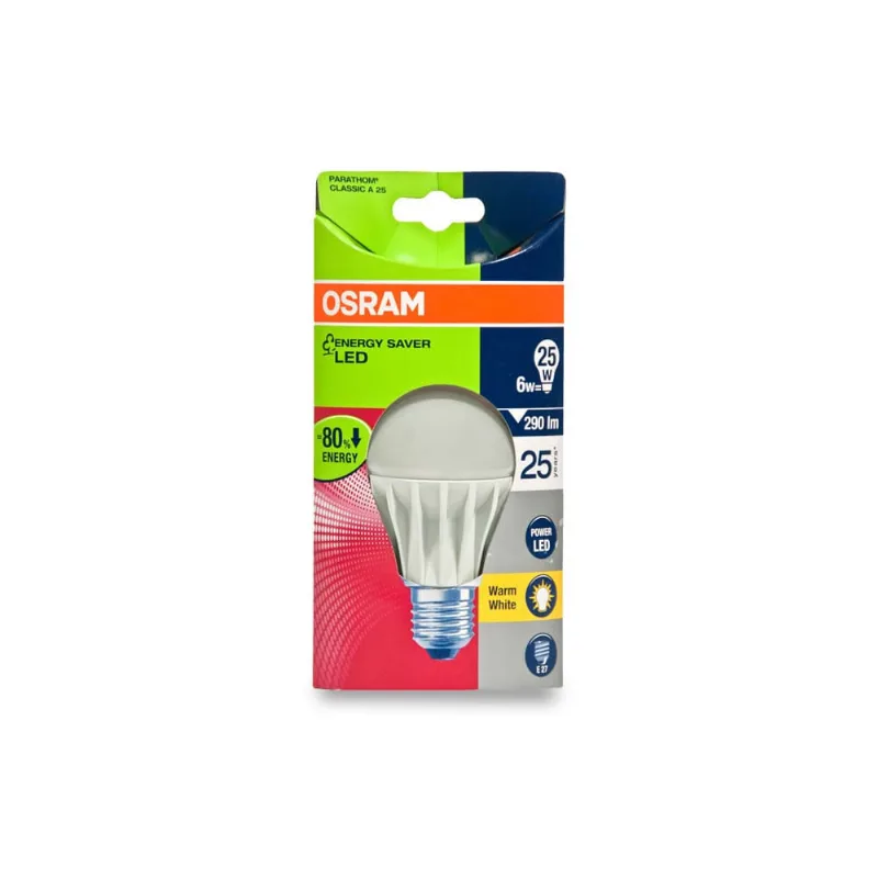 Lâmpada LED Classic A E27 6W 3000K amarela Osram
