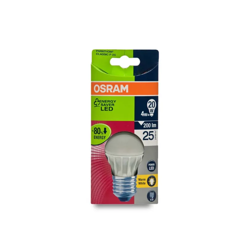 Lâmpada LED Classic P E27 4W 3000K amarela Osram
