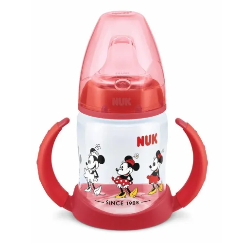 Nuk First Choice Mickey And Minnie Learner Bottle Red  - NUK
