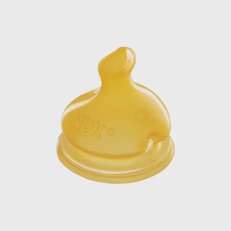 Bico para mamadeira nuk latex com 1 unidade