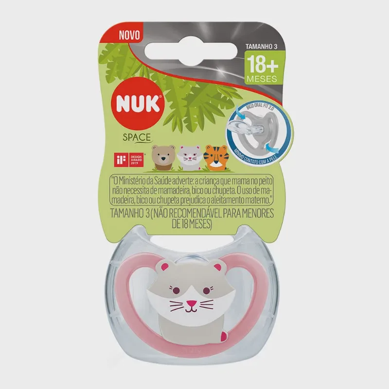 Chupeta Nuk Girl Silicone S3 +18 Meses