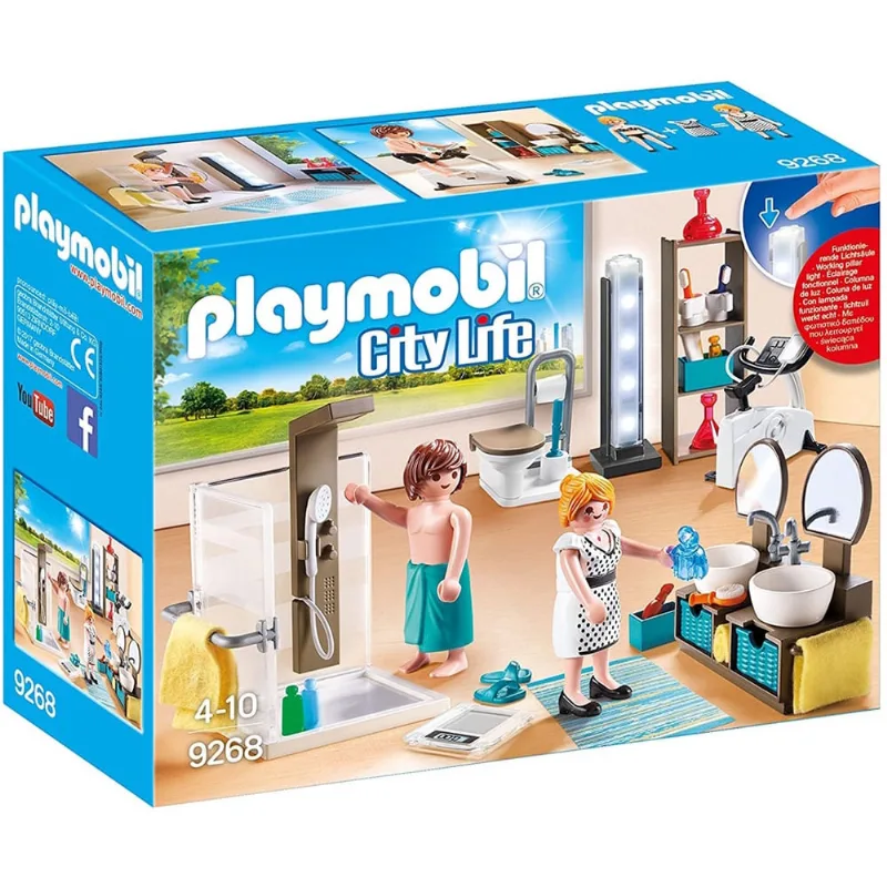 Conjunto banheiro playmobil.