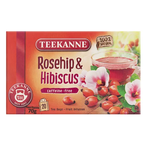Cha De Roseira Silvestre/hibisco 70g Teekanne Geral Loja - TEEKANNE