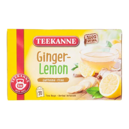 Cha Gengibre C/limao Com 20 Saches Teekanne - TEEKANNE