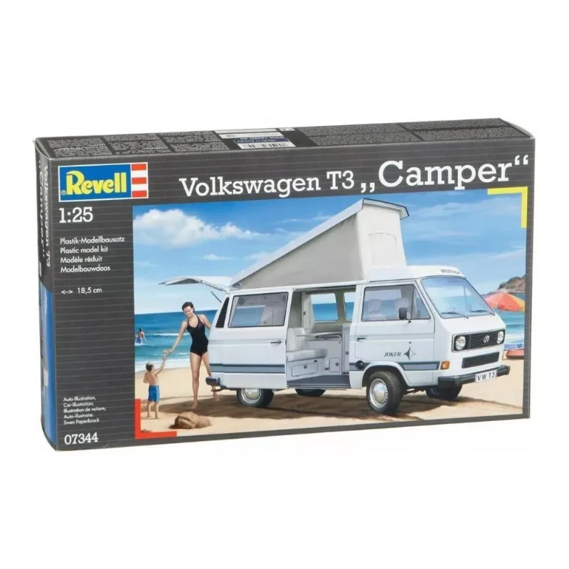 Kit Plástico Carro Volkswagen T3 Camper 1/25 Revell 7344