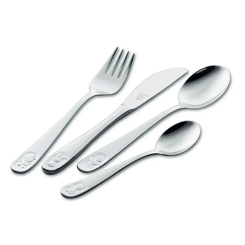 Jogo faqueiro infantil inox Zwilling Bino 4 peças