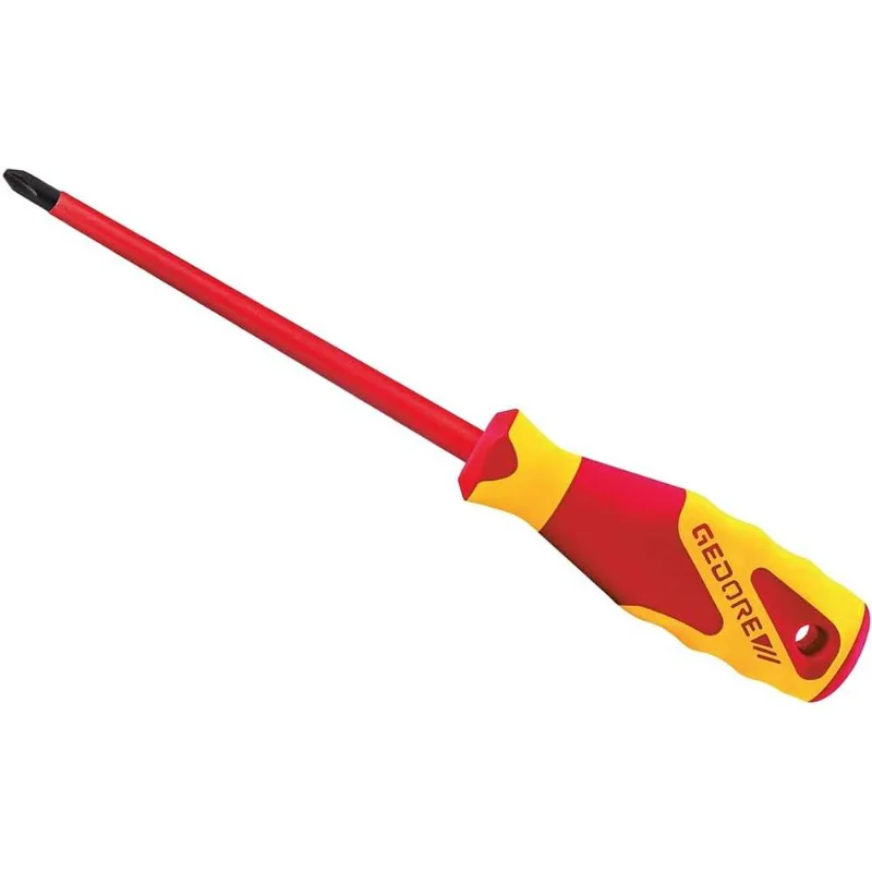 Chave Philips 3/8x8" PH4 Cromo Vanádio Isolada 1000V 091801 - Gedore