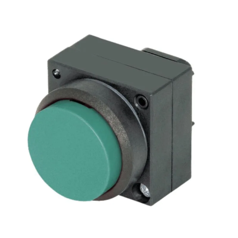 Botão Frontal Saliente Siemens 3SB3 Interruptor de Pressão IP65 22MM Verde