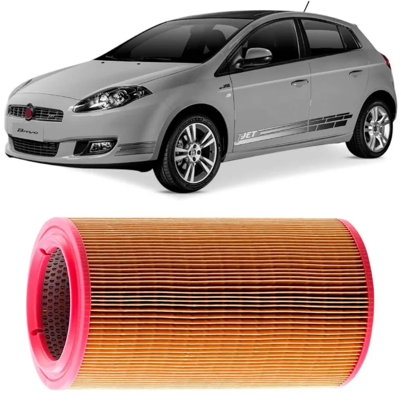 Filtro Ar Bravo 1.4 16v 2011 A 2016 Mann-filter C14004