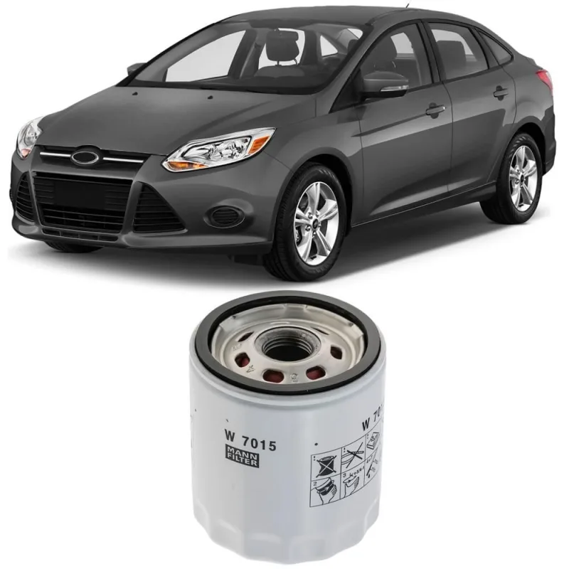 Filtro Óleo Ford Focus 2.0 2013 a 2018 mann-filter W7015 - Não Disponível