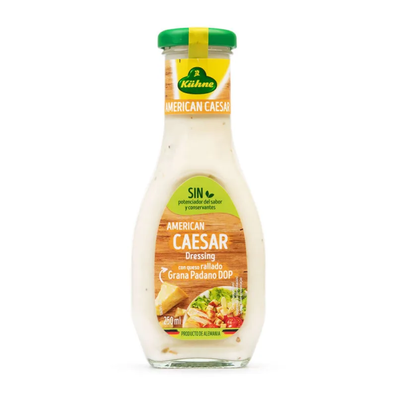 Molho Alemão Caesar com Queijo Kuhne 250ml - Kuhne