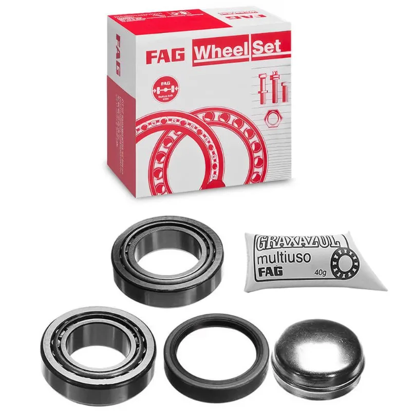 Kit Rolamento Roda Escort Fiesta Pointer Traseiro Sem Abs