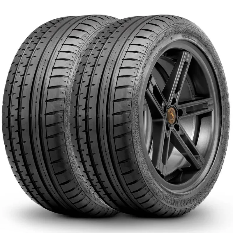 Kit 2 Pneu Aro 20 Continental 255/35r20 97z Sport Contact 2