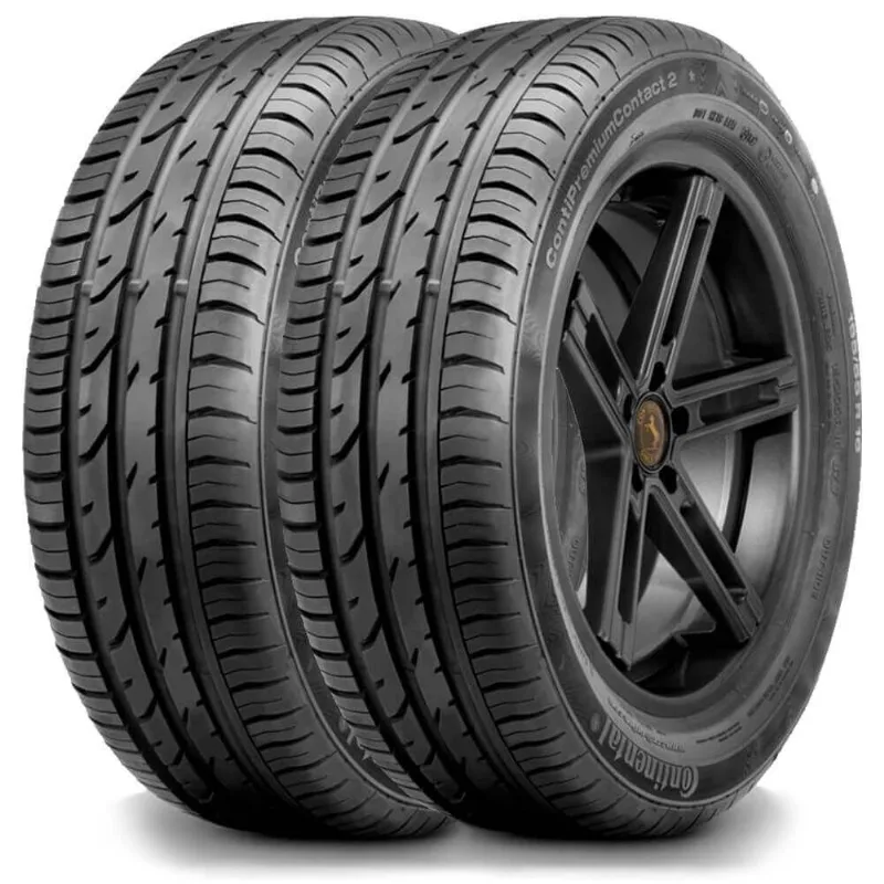 2 Pneu Continental Aro 16 225/60r16 98v Premium Contact 2