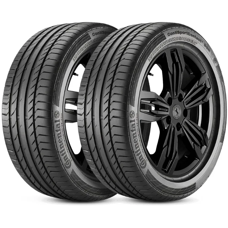 Kit 2 Pneu Continental 225/45R17 91W SportContact5 SSR Run F