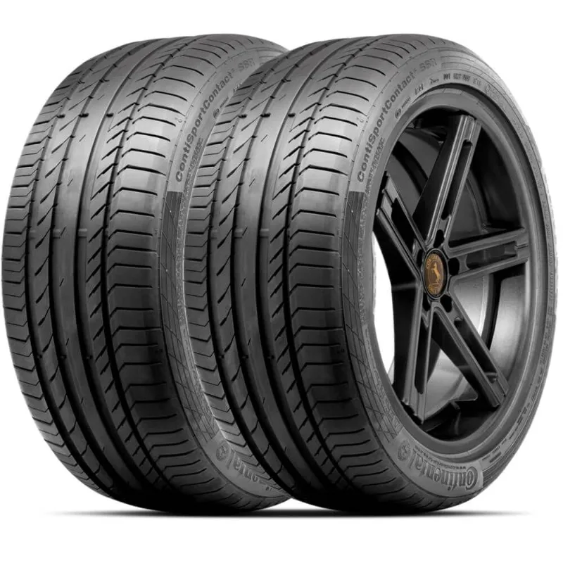 Kit 2 Pneu Continental 235/45r19 95v Csportc5 Run Flat