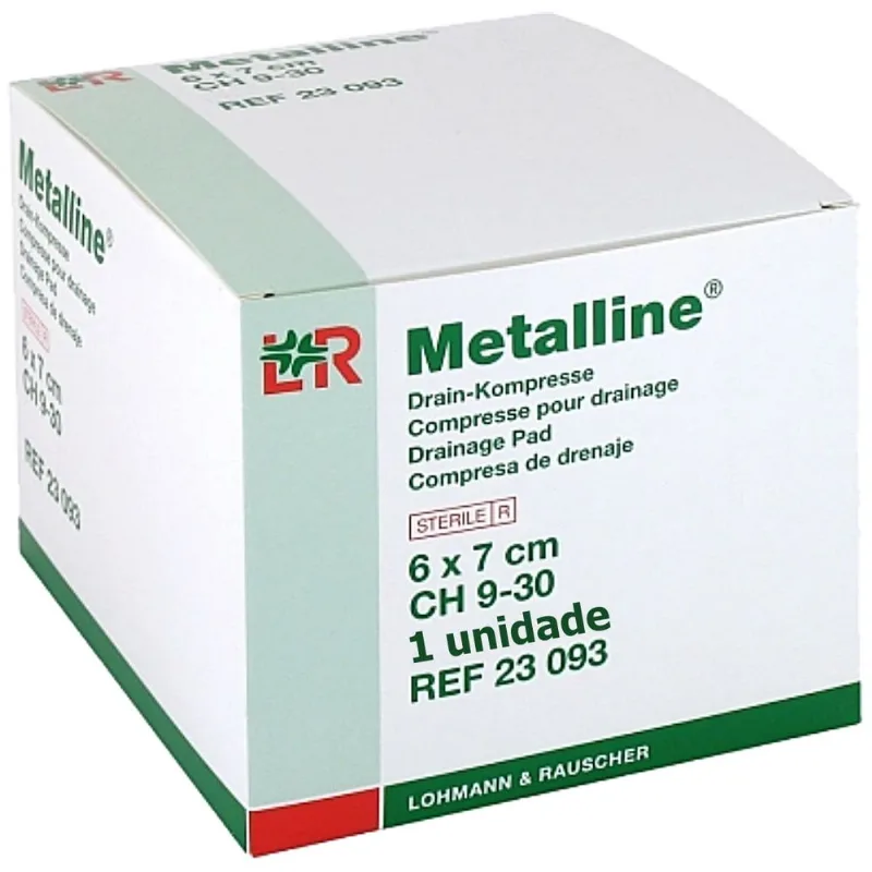 Curativo Metalline Traqueostomia 23093 06X07cm - unidade