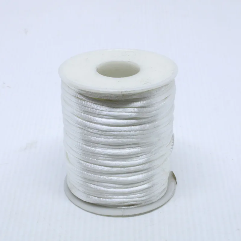 Carretel De Fio 02Mm Em Cetim Com 50 Metros 284 - Off White