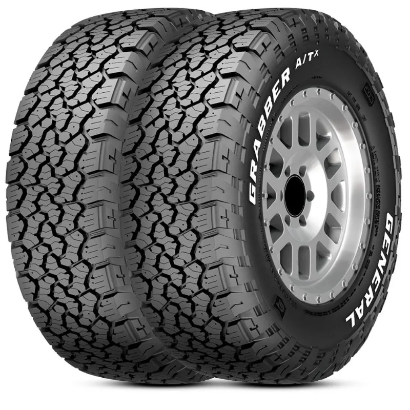 Kit 2 Pneu Aro 15 225/70R15 General by Continental FR Grabbe