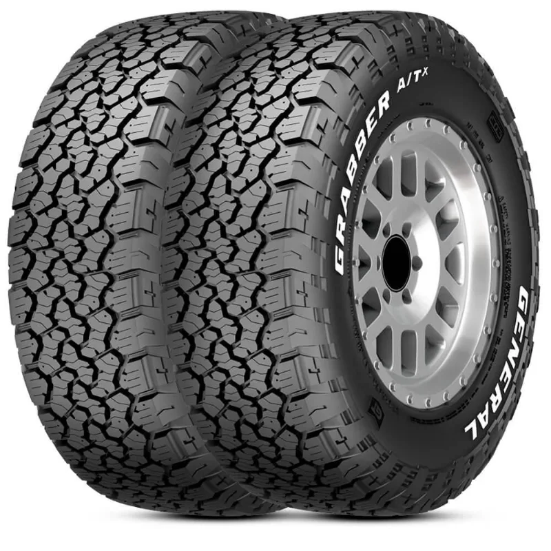 Kit 2 Pneu 33X12.50R15 General Grabber a/tx 108R tl 6PR rwl