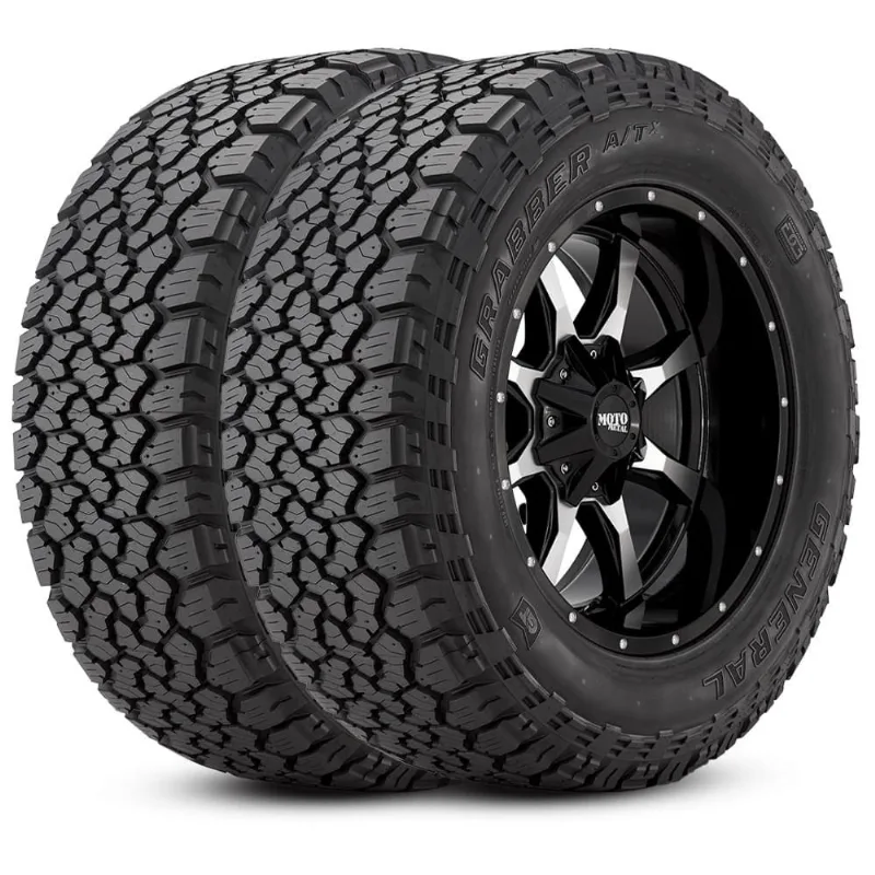 Kit 2 Pneu 285/70R17 General by Continental Grabber a/tx 121