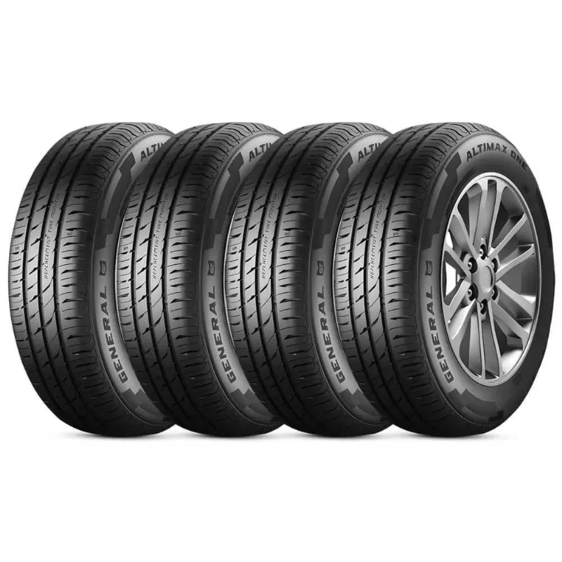 Jogo 4 pneus general tire by continental aro 15 altimax one 195/60R15 88H xl