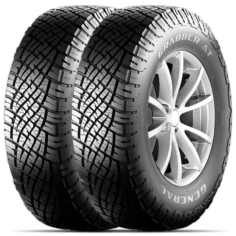 Kit 2 Pneu General by Continental Aro 17 265/65r17 112h Grab