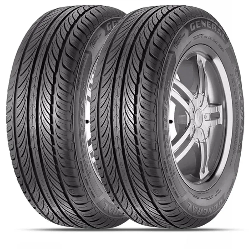 Kit 2 Pneu General by Continental Aro 15 195/55r15 85h Hp Ev