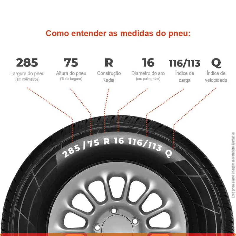 Pneu General by Continental Aro 16 285/75r16 116/113q Fr 6pr