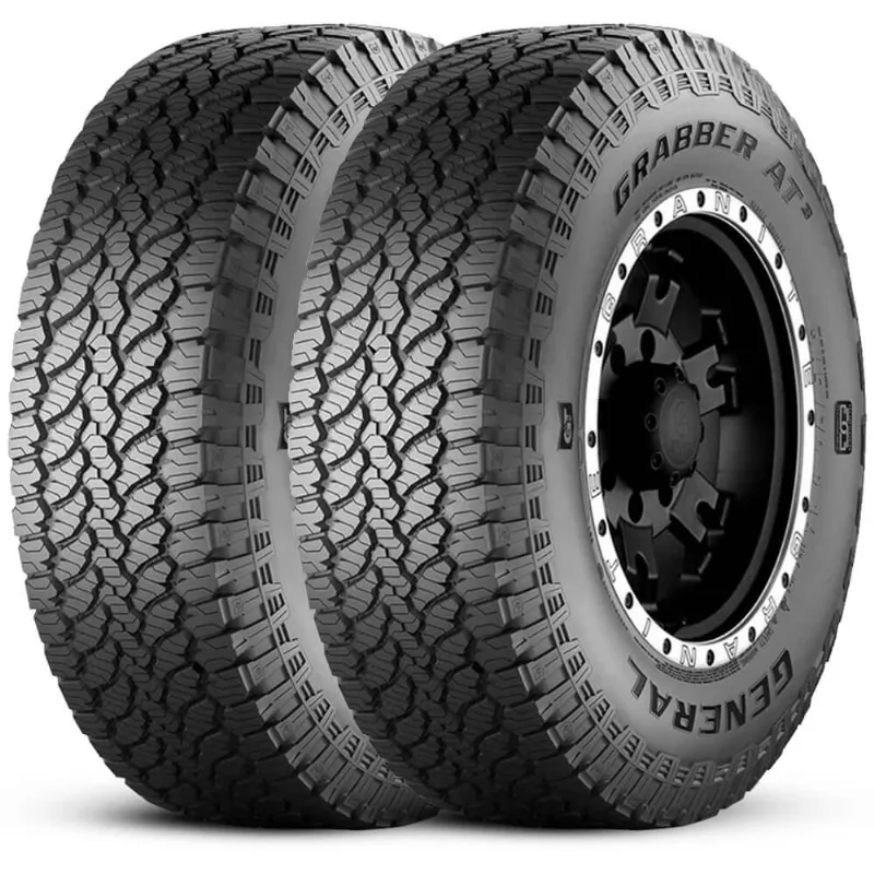 Kit 2 Pneu General by Continental Aro 15 225/70r15 100t Tl F