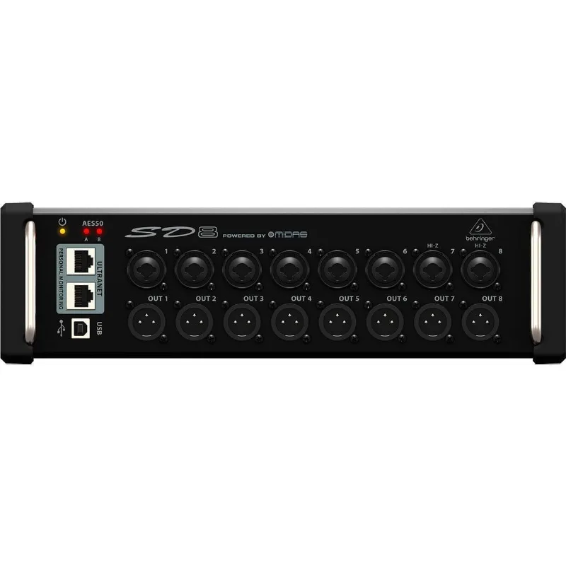 Stage Box SD8 com 8in/8out com pre Midas - Behringer