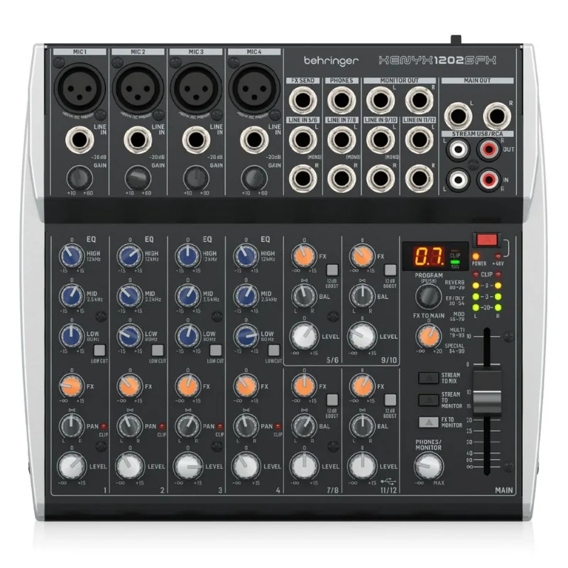 Mesa De Som 12 Canais Behringer Xenyx 1202SFX