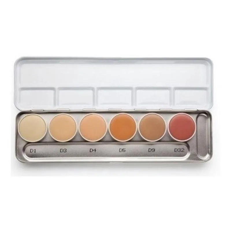 Kryolan Corretivo Dermacolor Paleta H 6 Cores Original