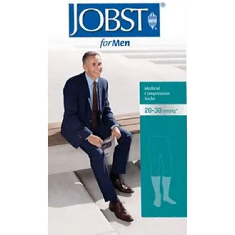 Meia Panturrilha 20-30 Mmhg Ultra Sheer Jobst Natural Ponteira Fechada Xg