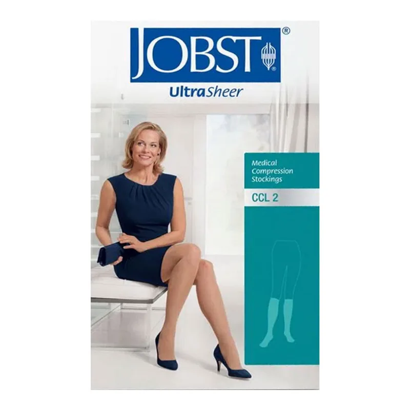 Meia Calça Materna 20-30 Mmhg Ultra Sheer Jobst Natural Ponteira Fechada M