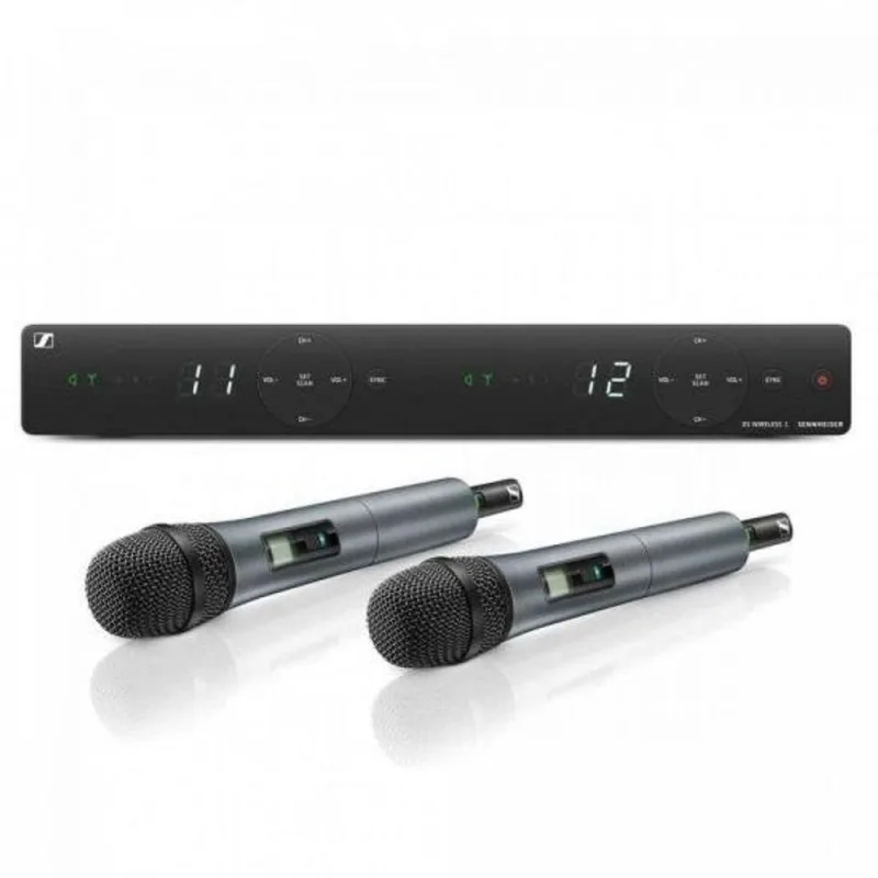 Microfone sem Fio XSW1-835DU com Sistema Analógico UHF e Receptor de Canal Duplo Sennheiser - SENNHEISER
