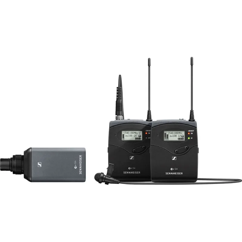 Sistema Microfone Lapela Sennheiser ew 100 eng G4-A Wireless Transmissor xlr Montagem em Câmera (A:516-558MHz)