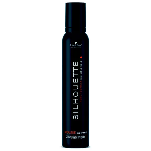 Super Hold Mousse 200ml Schwarzkopf Silhouette - SCHWARZKOPF SILHOUETTE
