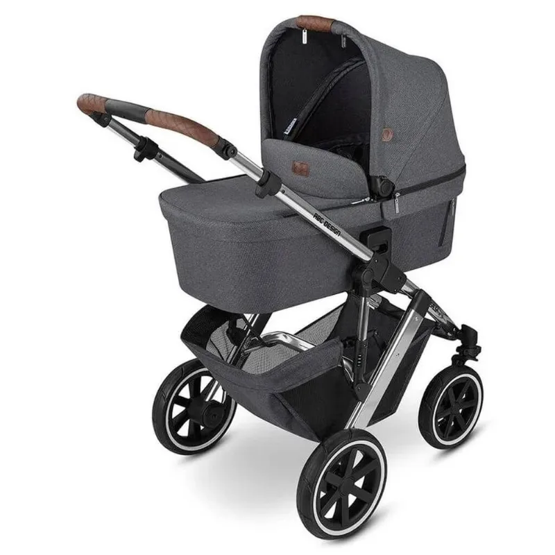 Carrinho Salsa 4 Asphalt Diamante com Moisés ABC Design