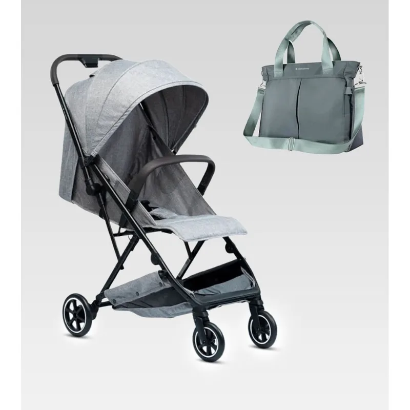 Carrinho Mini com Bolsa ABC Design Woven Grey