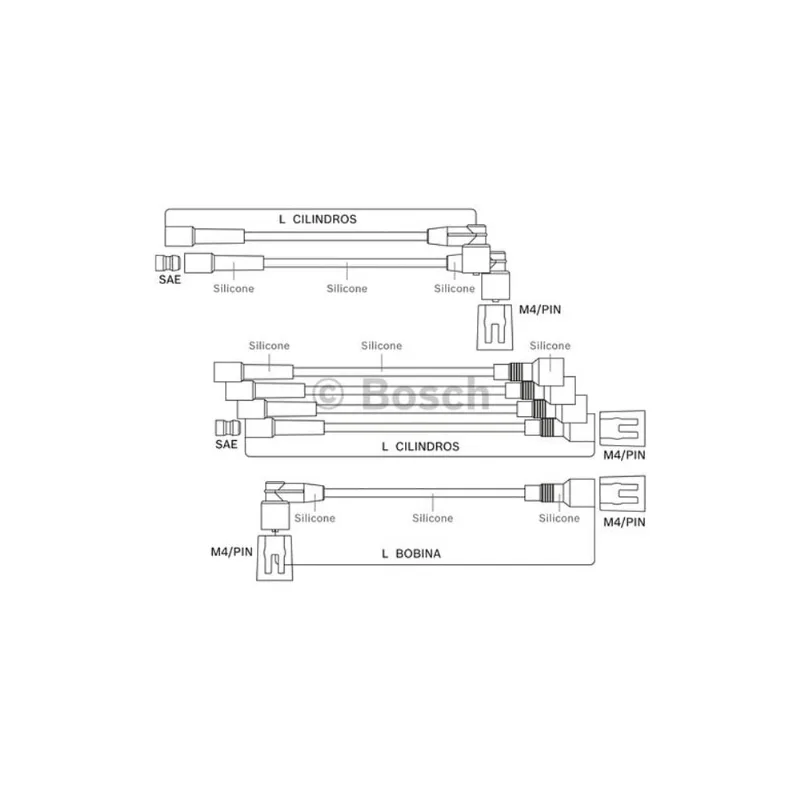 Cabo Vela Silicon Power Scgm008 9295080008 Bosch
